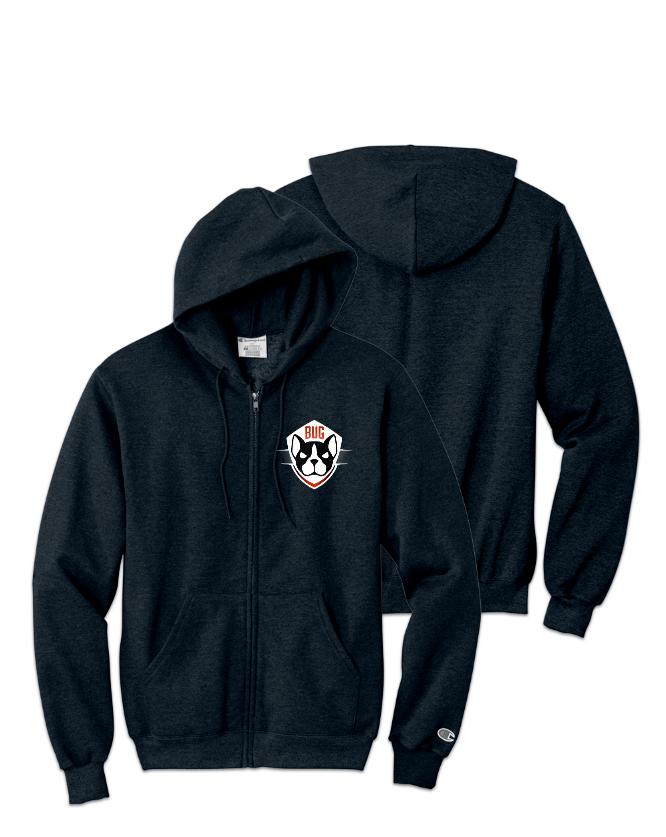 Rendered product preview, stack