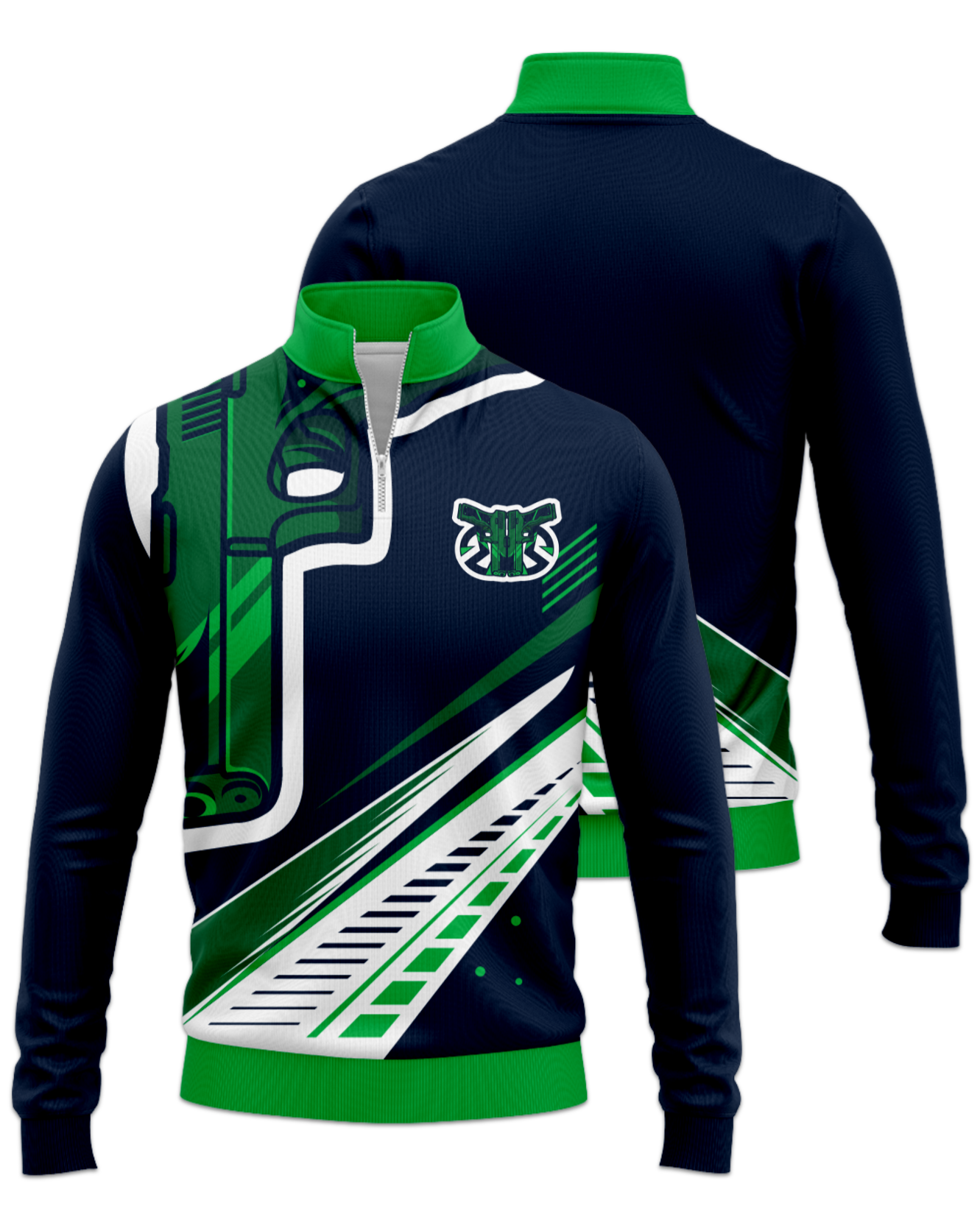 Rendered product preview, stack