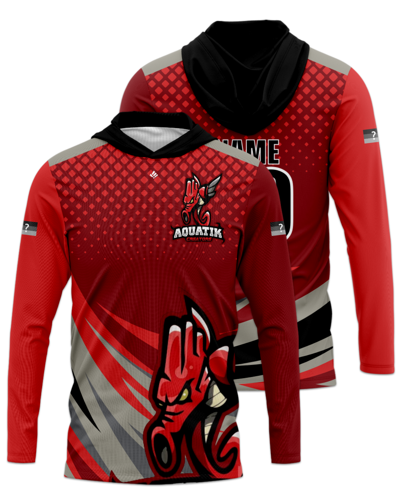 Rendered product preview, stack