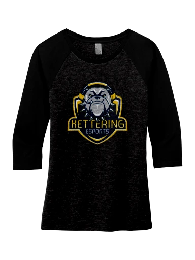 Women's Perfect Tri 3/4-Sleeve Raglan preview, front
