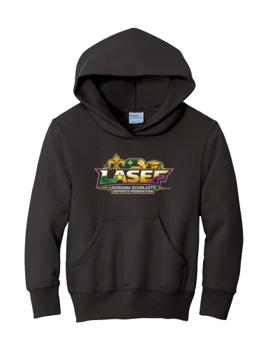 LASEF Youth Core Fleece Pullover Hooded Sweatshirt preview, front
