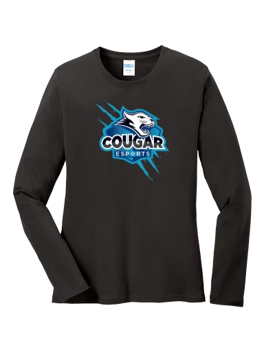 Women's Long Sleeve Core Cotton Tee preview, front