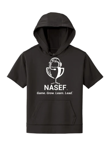 Sport-Tek Youth Sport-Wick Fleece Short Sleeve Hooded Pullover preview, front