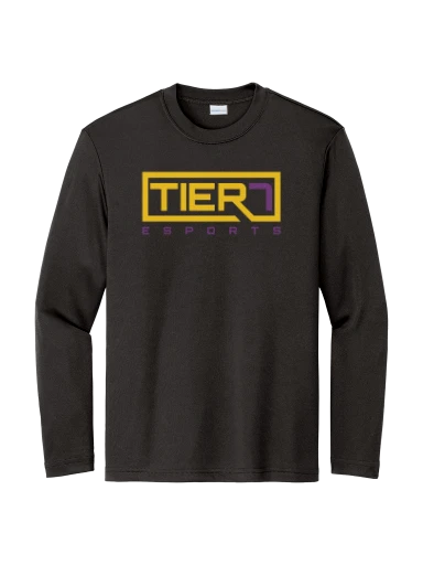 Youth Long Sleeve PosiCharge Competitor Tee preview, front