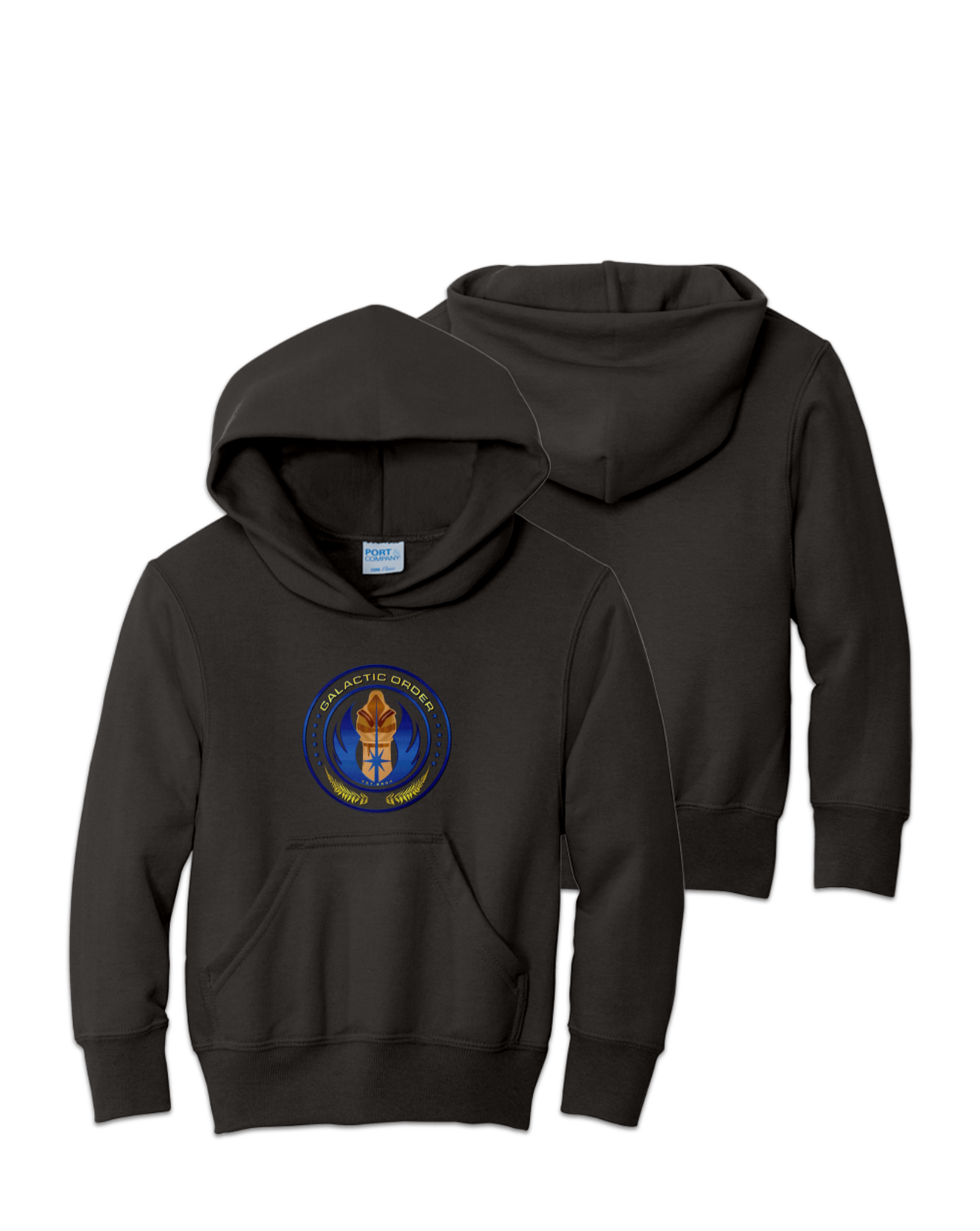 Rendered product preview, stack