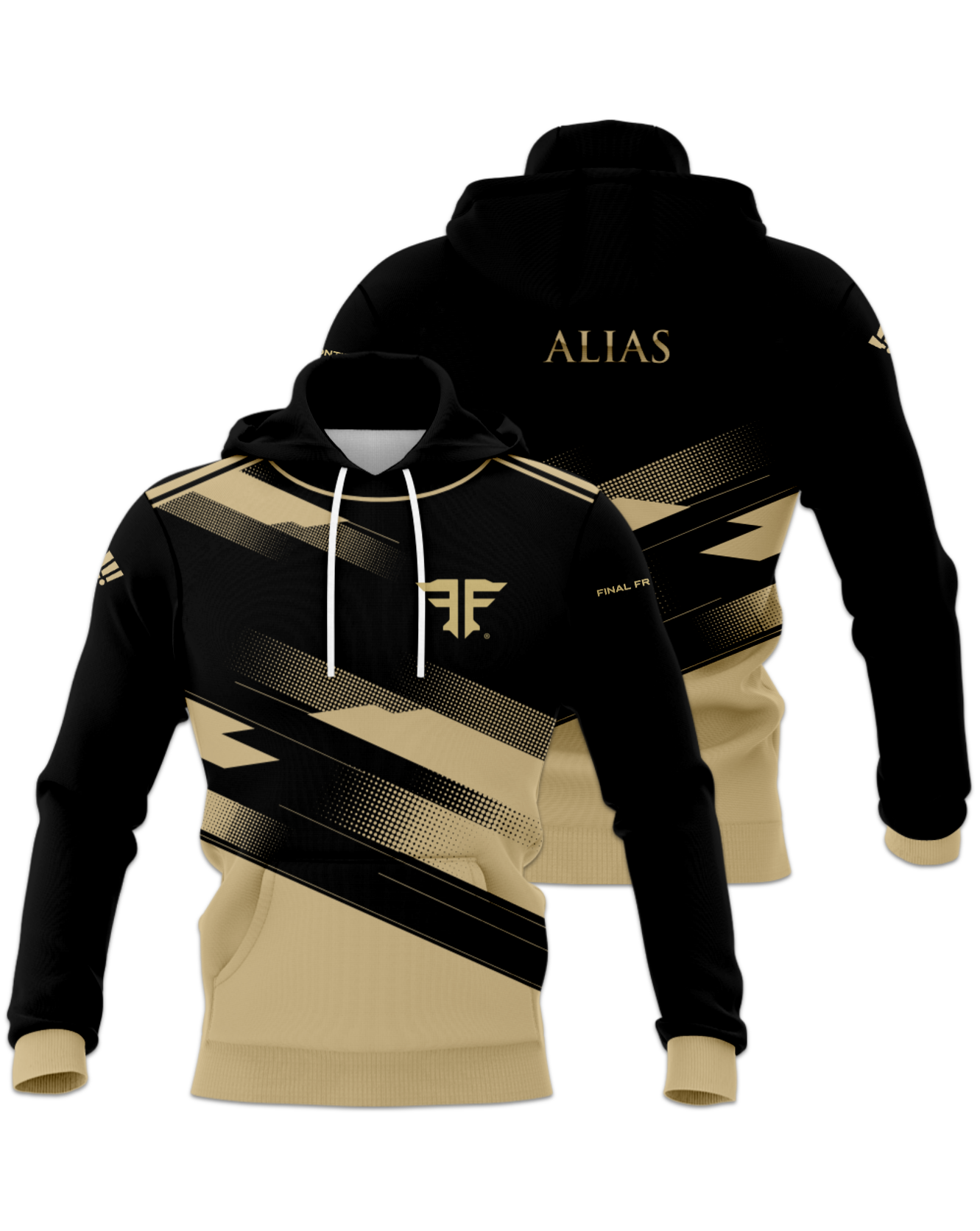 Rendered product preview, stack