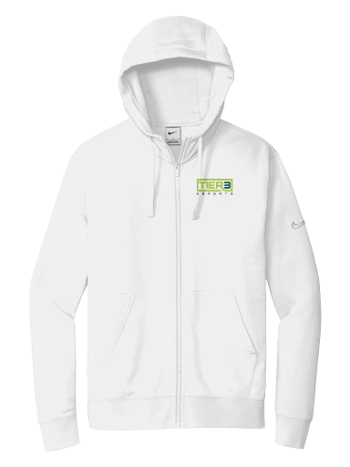 Tier 3 Fan Store Nike Club Fleece Sleeve Swoosh Full-Zip Hoodie preview, front