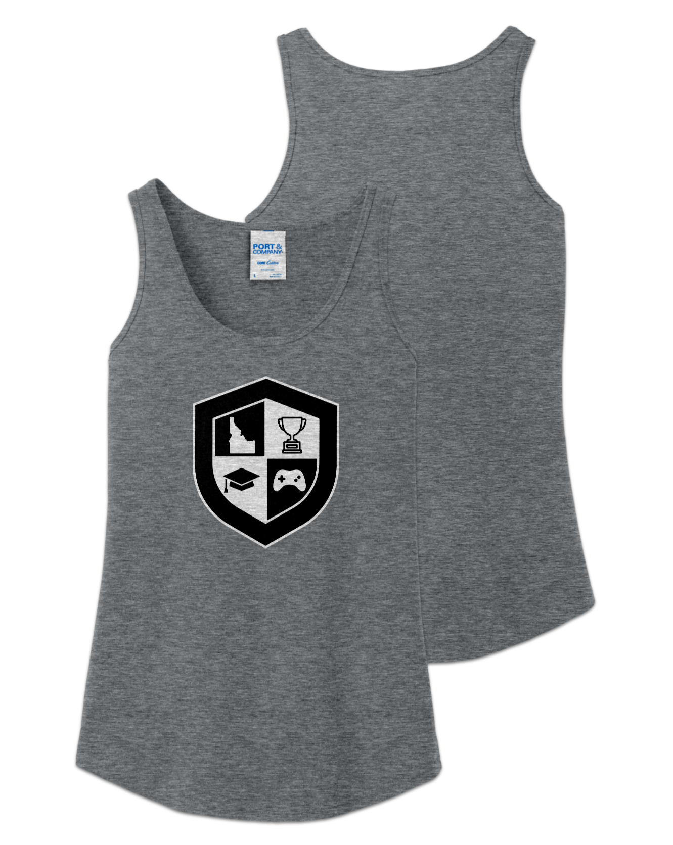 Rendered product preview, stack