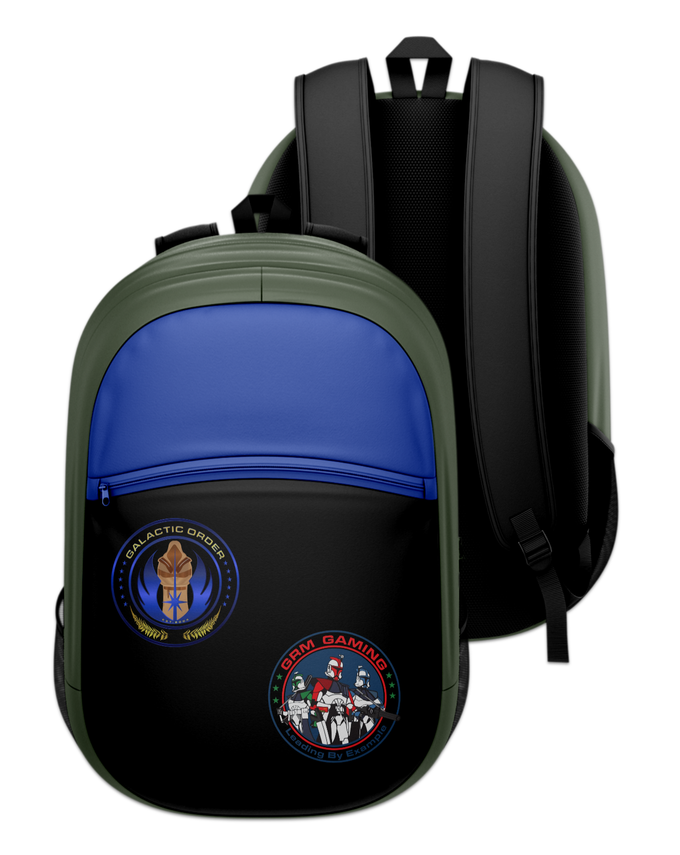 Rendered product preview, stack