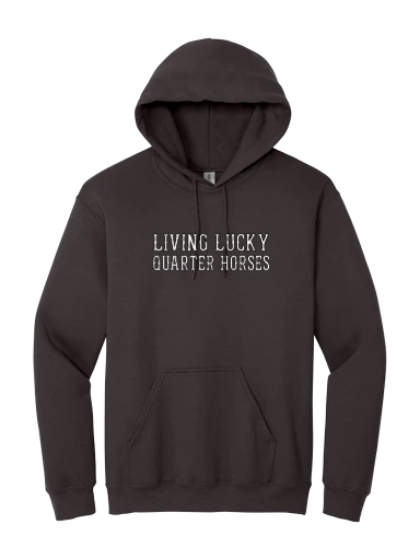 Feeling lucky hoodie black preview, front