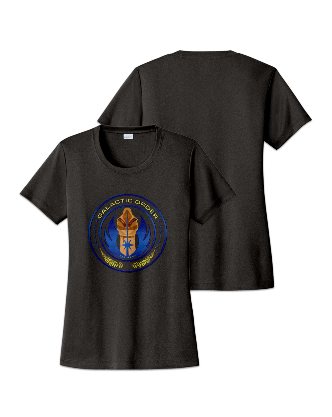 Rendered product preview, stack