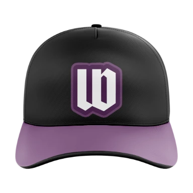 Sublimated 5 Panel Curved Bill Cap preview, front