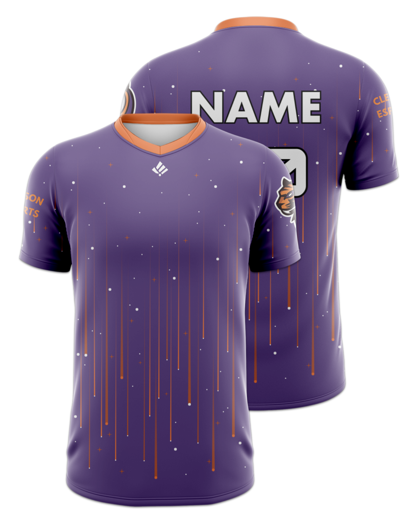 Rendered product preview, stack