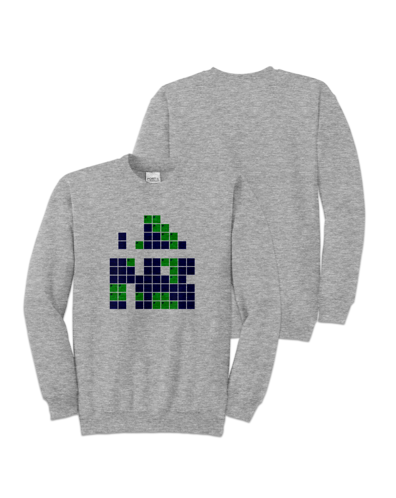 Rendered product preview, stack