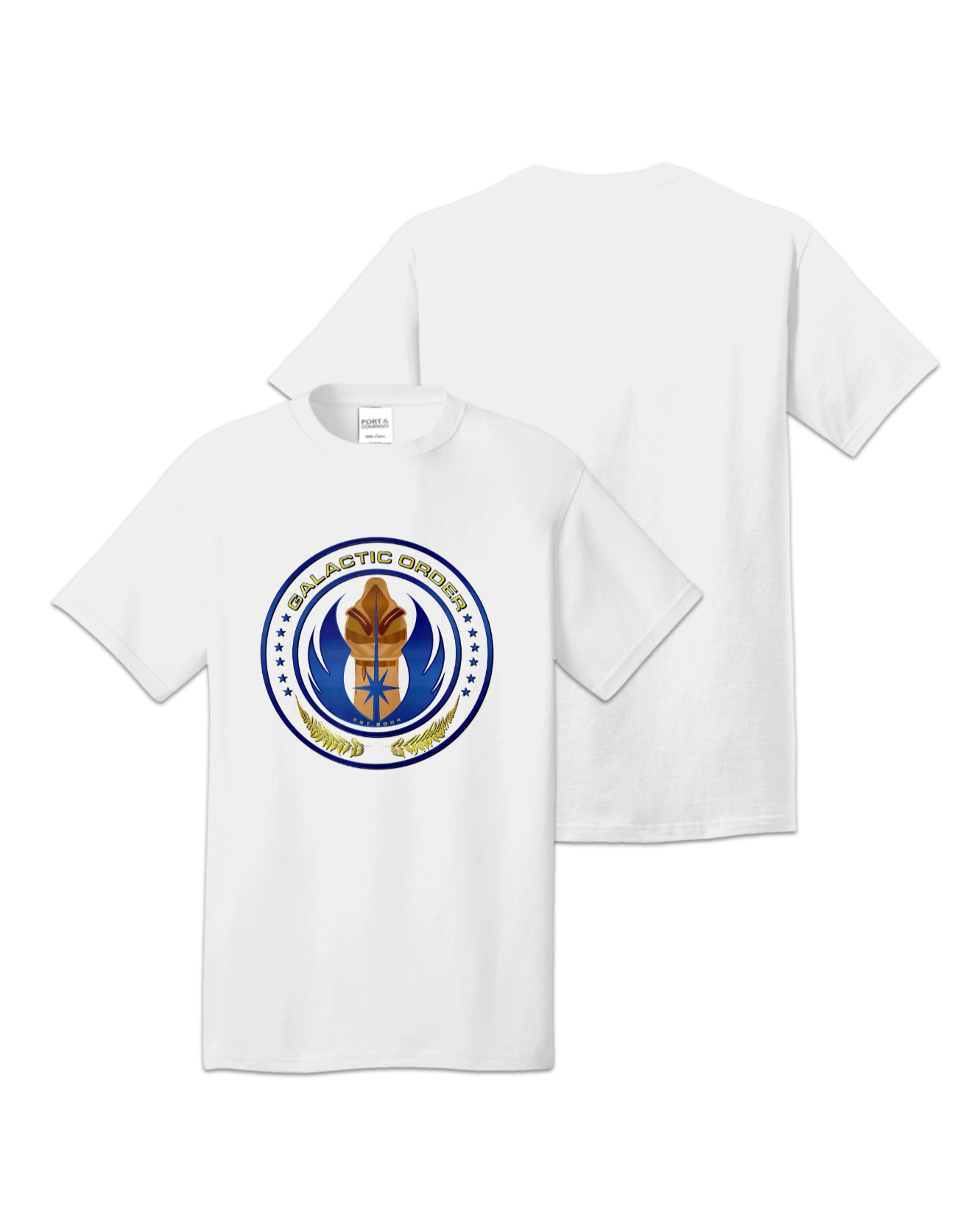 Rendered product preview, stack