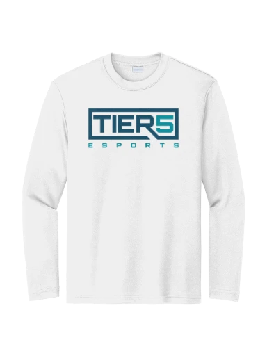 Tier 5 Fundraising Store Youth Long Sleeve PosiCharge Competitor Tee preview, front