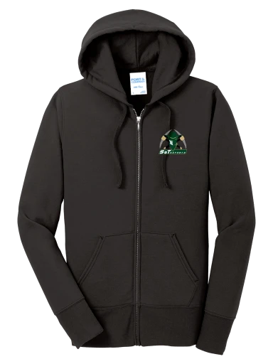 Women's Core Fleece Full-Zip Hooded Sweatshirt preview, front