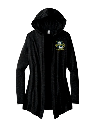 District Women's Perfect Tri Hooded Cardigan preview, front
