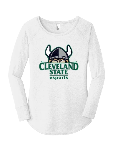 District Women's Perfect Tri Long Sleeve Tunic Tee preview, front