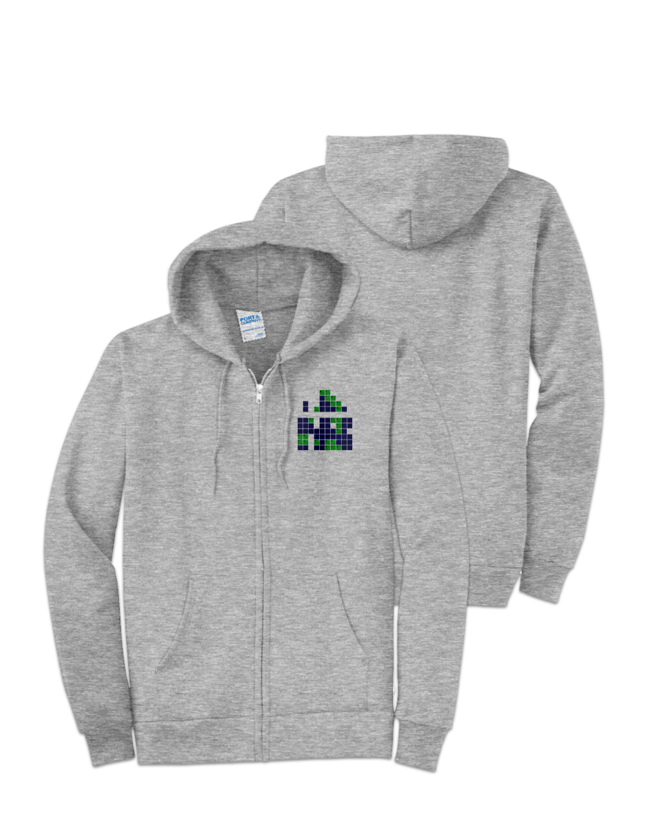 Rendered product preview, stack