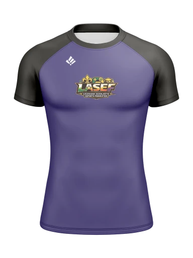 LASEF Men’s Compression Raglan Rash Guard preview, front