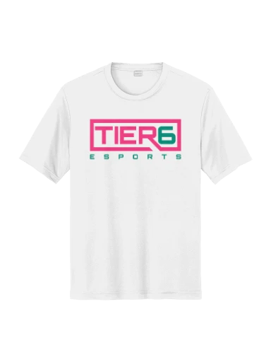 Tier 6 Fundraising Store Tall PosiCharge Competitor Tee preview, front