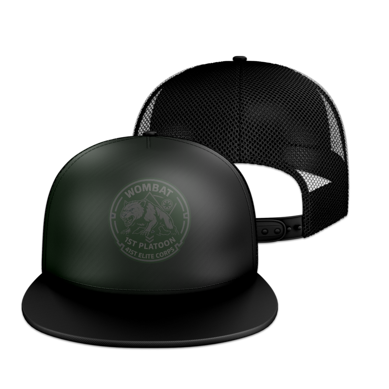 Rendered product preview, stack