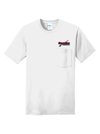 Port & Co Core Cotton Pocket Tee preview, front