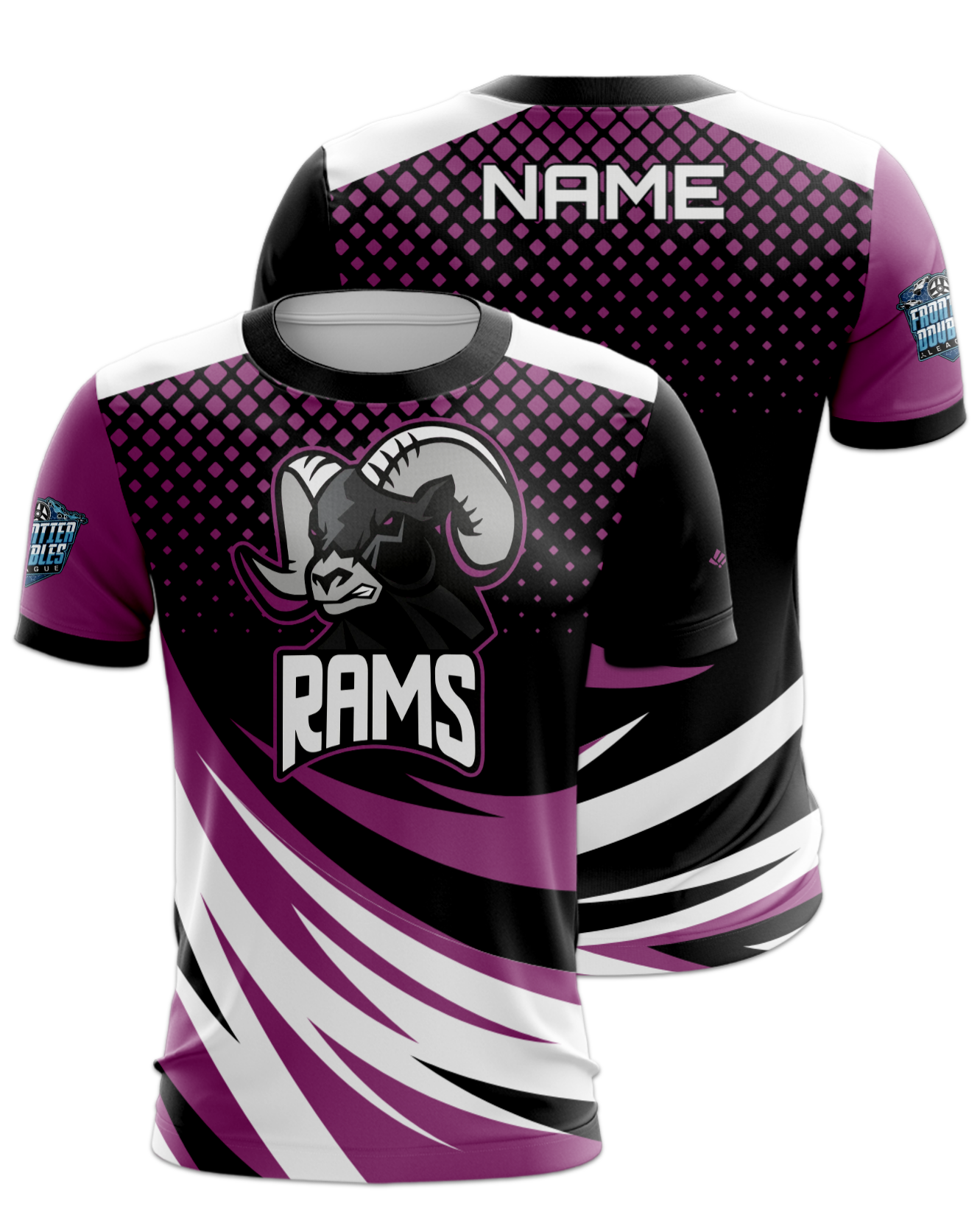 Rendered product preview, stack