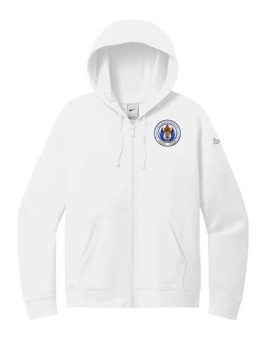 Nike Women's Club Fleece Sleeve Swoosh Full-Zip Hoodie preview, front