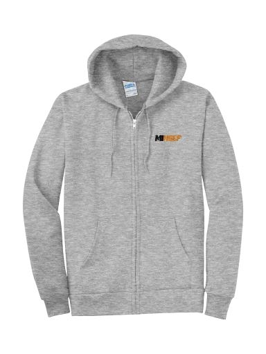 Port & Co Tall Essential Fleece Full-Zip Hooded Sweatshirt preview, front