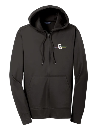 Sport-Tek Sport-Wick Fleece Full-Zip Hooded Jacket preview, front