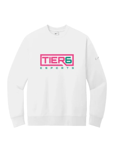 Tier 6 Fundraising Store Nike Club Fleece Sleeve Swoosh Crew preview, front