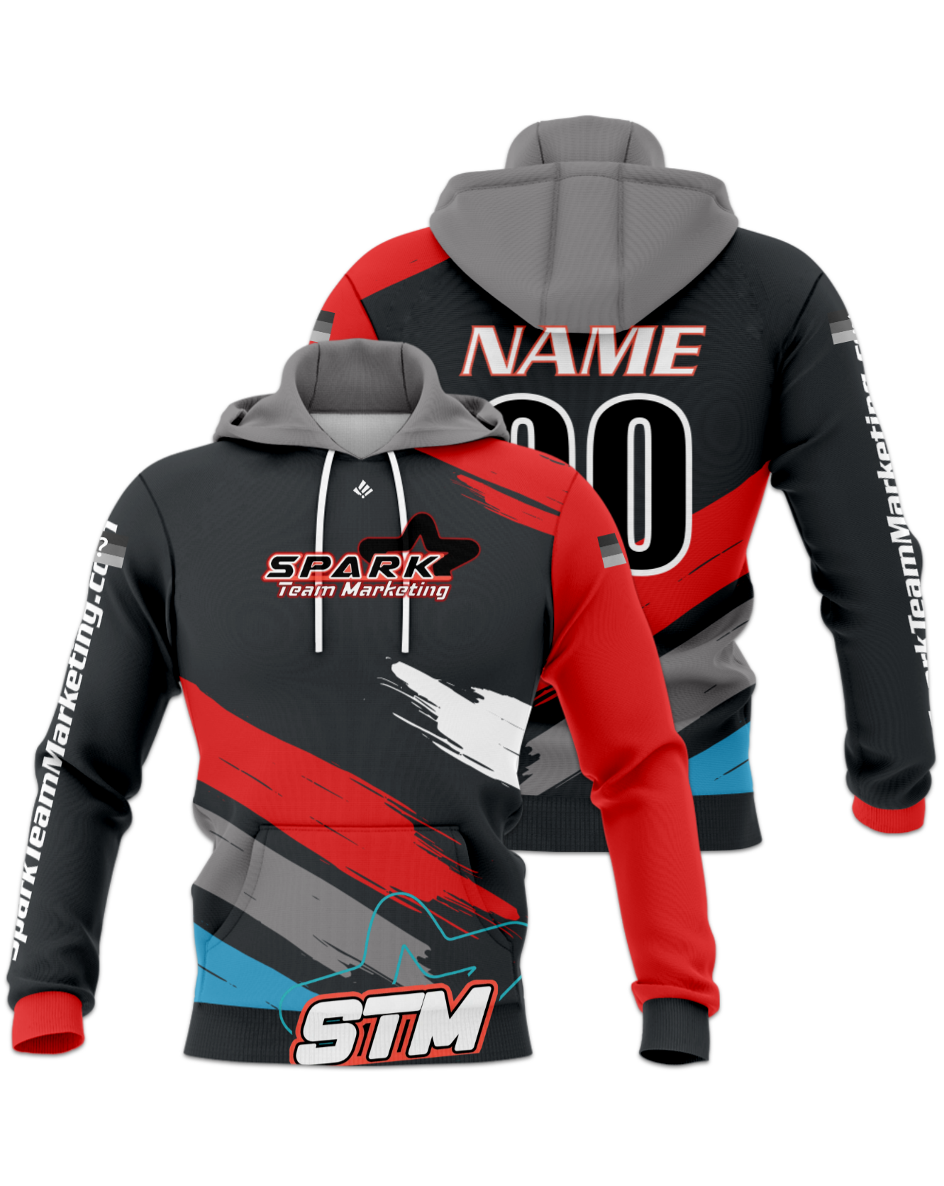 Rendered product preview, stack