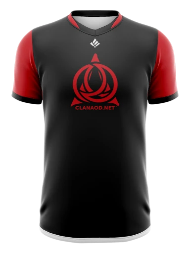 Dual Collar Esports Jersey preview, front