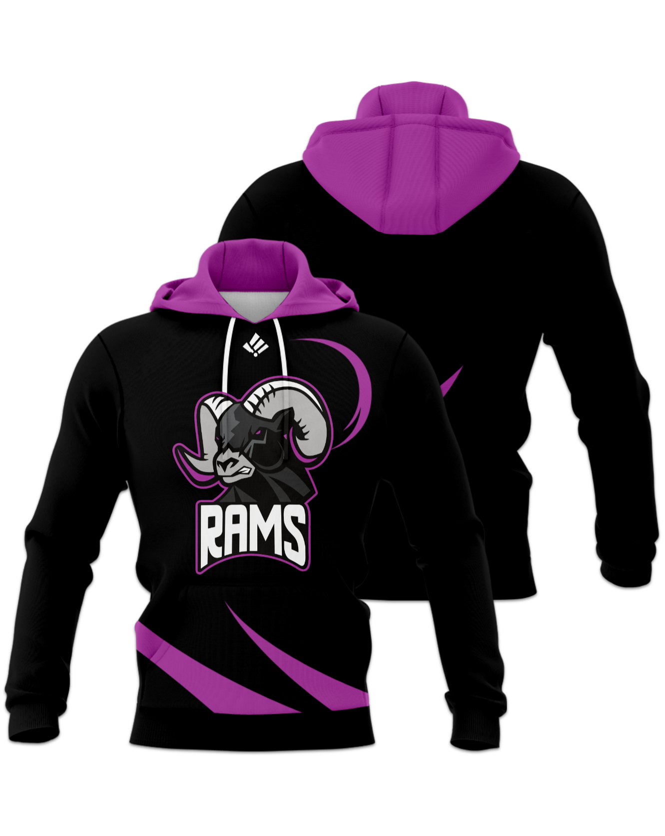 Rendered product preview, stack