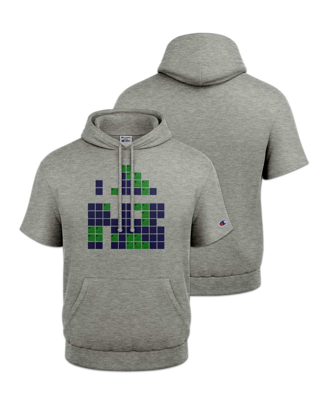 Rendered product preview, stack