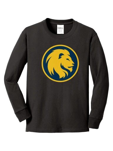 Youth Long Sleeve Core Cotton Tee preview, front
