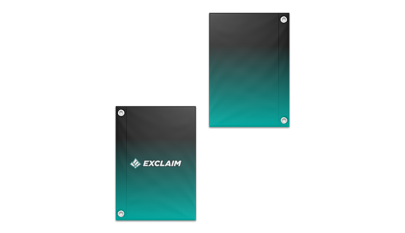 Rendered product preview, stack