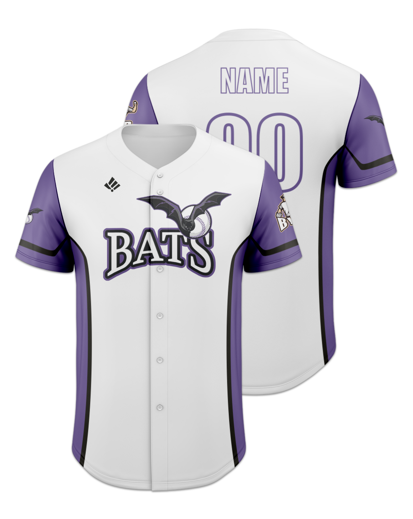 Rendered product preview, stack