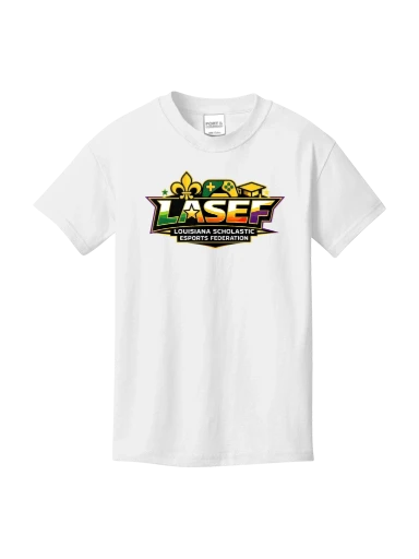 LASEF Youth Core Cotton Tee preview, front