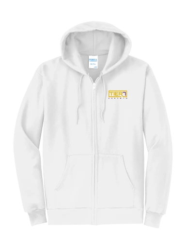 Tier 7 Fundraising Store Core Fleece Full-Zip Hooded Sweatshirt preview, front