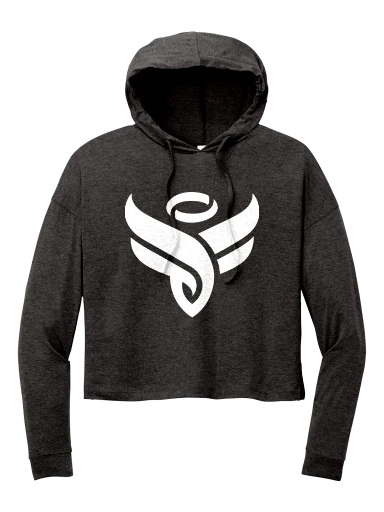 District Women's Perfect Tri Midi Long Sleeve Hoodie preview, front