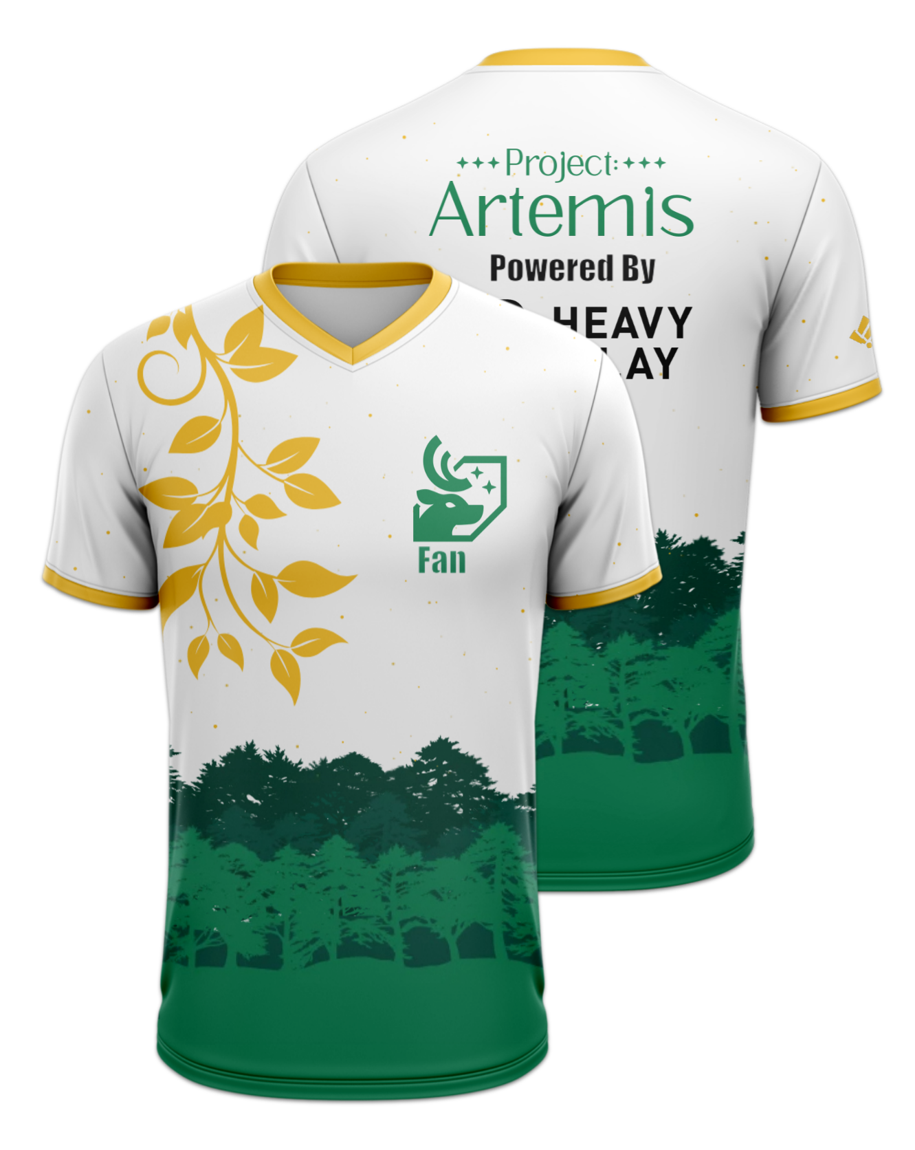 Rendered product preview, stack