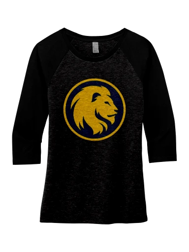 Women's Perfect Tri 3/4-Sleeve Raglan preview, front