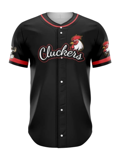 Sublimated Full Button Baseball Jersey preview, front