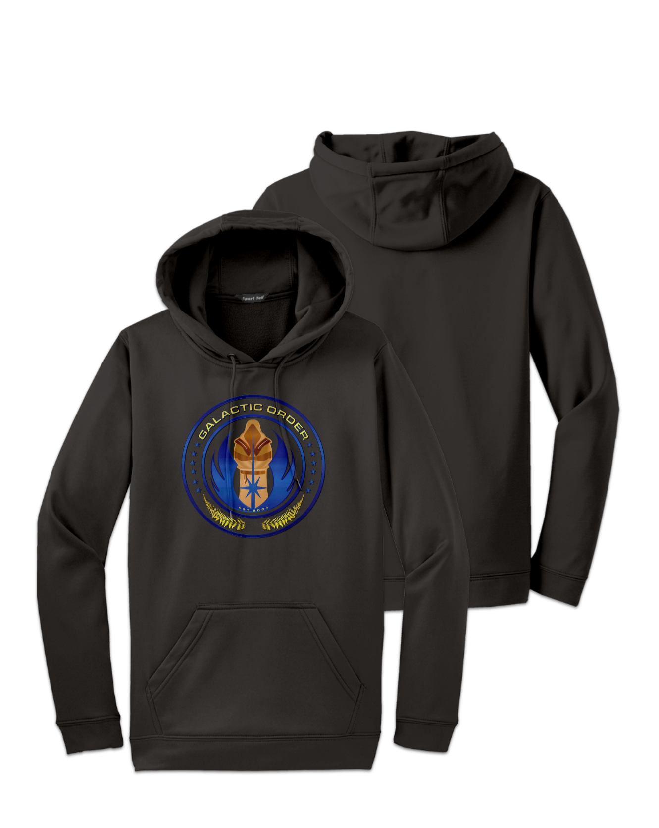 Rendered product preview, stack