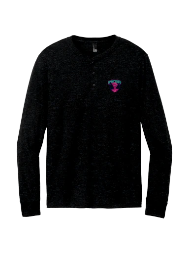 Perfect Tri Long Sleeve Henley preview, front