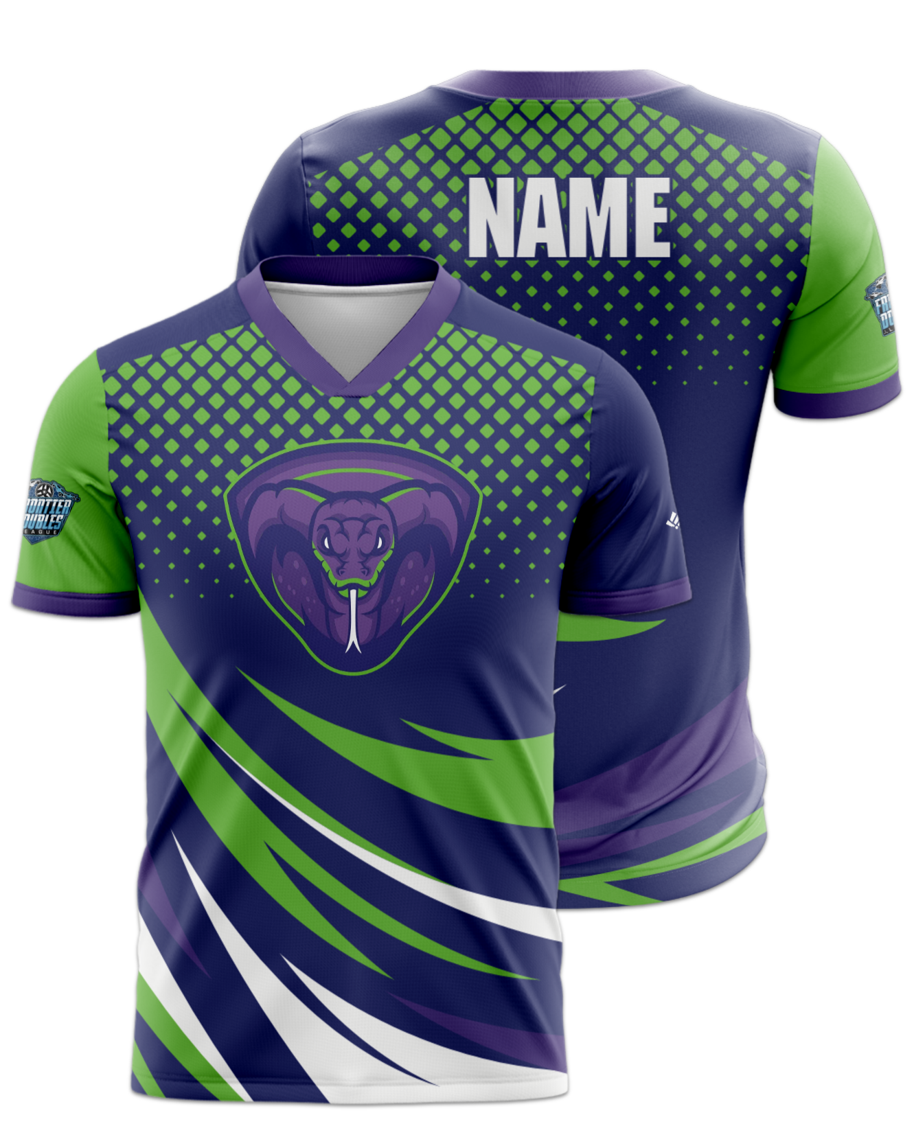 Rendered product preview, stack