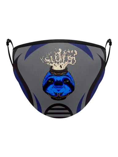 Pot of Sloth PPE Mask preview, front